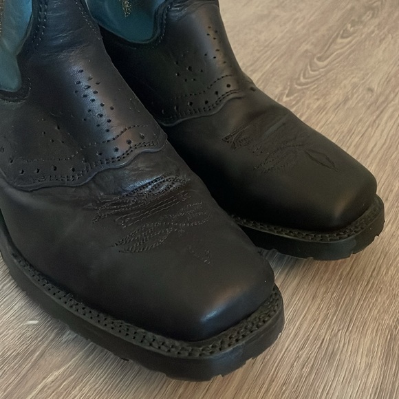 DOUBLE-H Men's Nolen 11" Wide Square Toe Roper Size 9 Work Boots - Picture 7 of 15